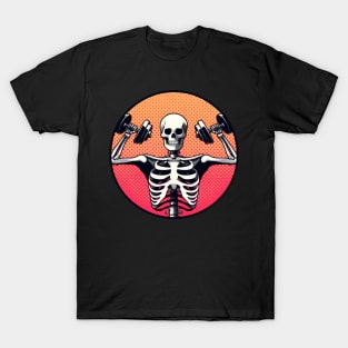 gym skeleton bodybulider T-Shirt